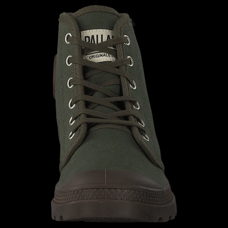 Palladium Pampa Hi Original Olive Night Grön Outlet