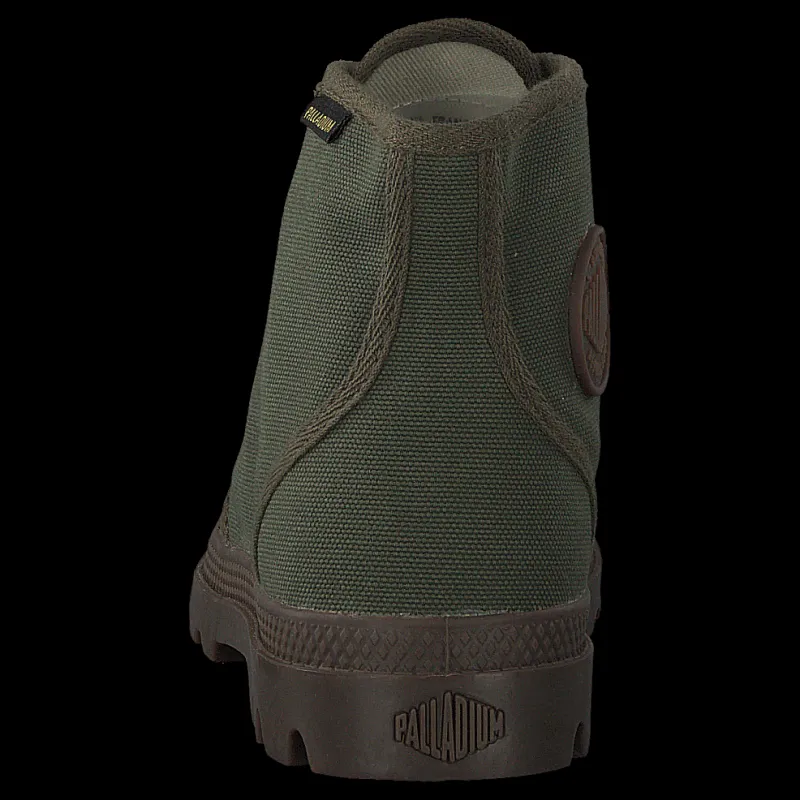 Palladium Pampa Hi Original Olive Night Grön Outlet