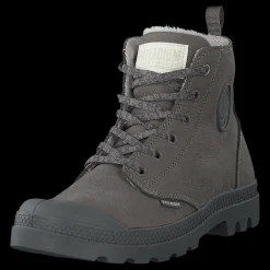 Palladium Pampa Hi Wool Zip Cloudburst Grå