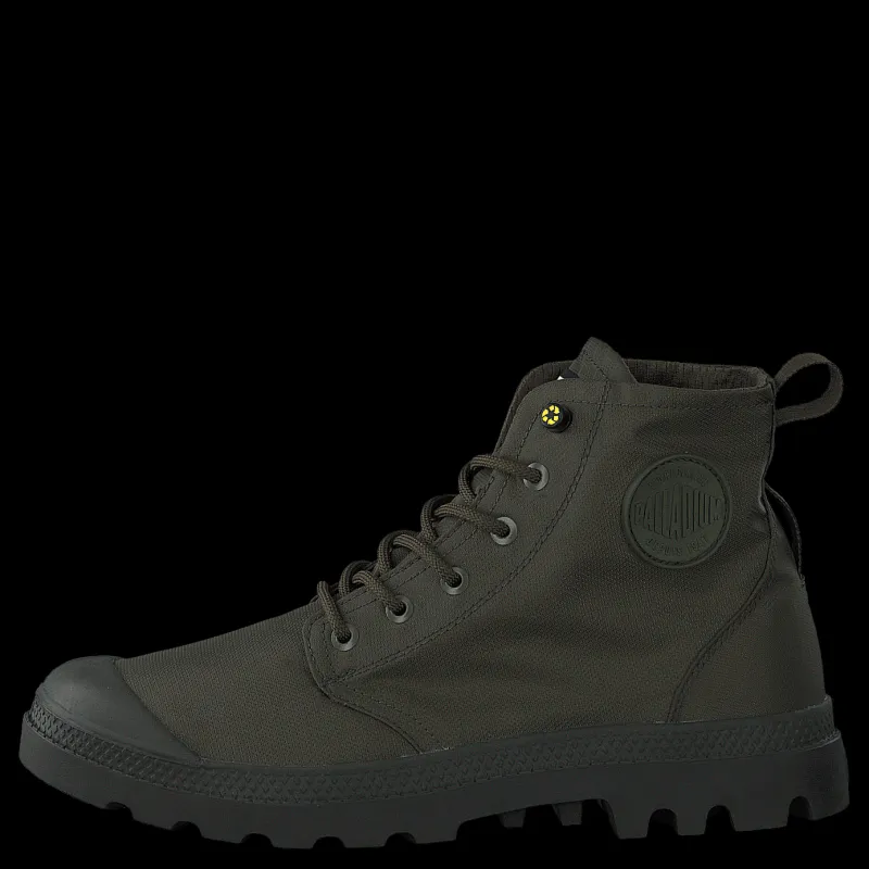 Palladium Pampa Rcycl Wp+ Olive Night Grå och Grön Hot