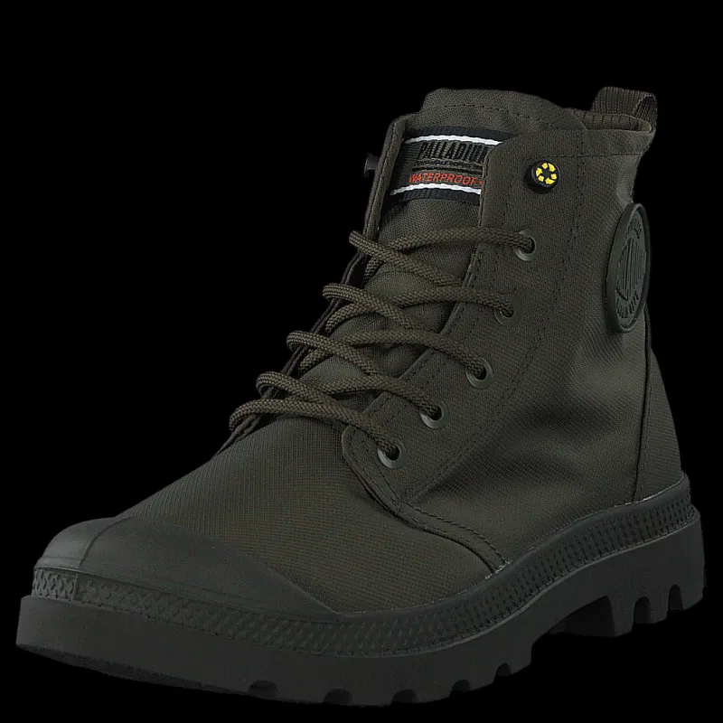 Palladium Pampa Rcycl Wp+ Olive Night Grå och Grön Hot