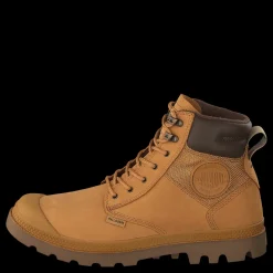 Palladium Pampa Shield Wp+ Lux Amber Gold Guld, Orange och Brun New