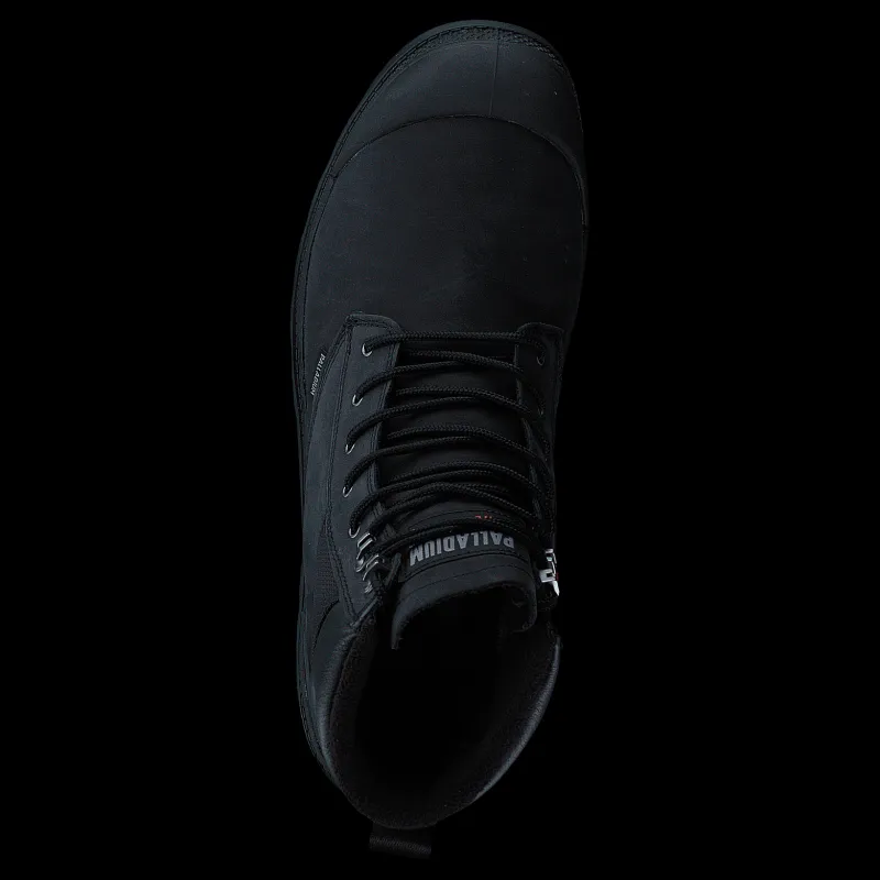Outlet Palladium Pampa Shield Wp+ Lux Black/black Svart