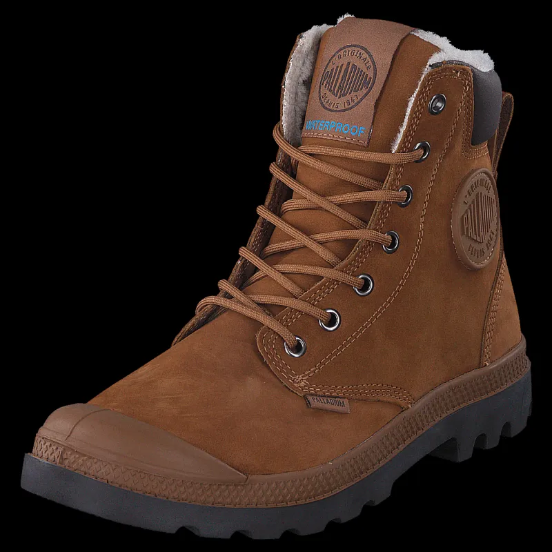Clearance Palladium Pampa Sport Cuff WPS Mahogany Brun