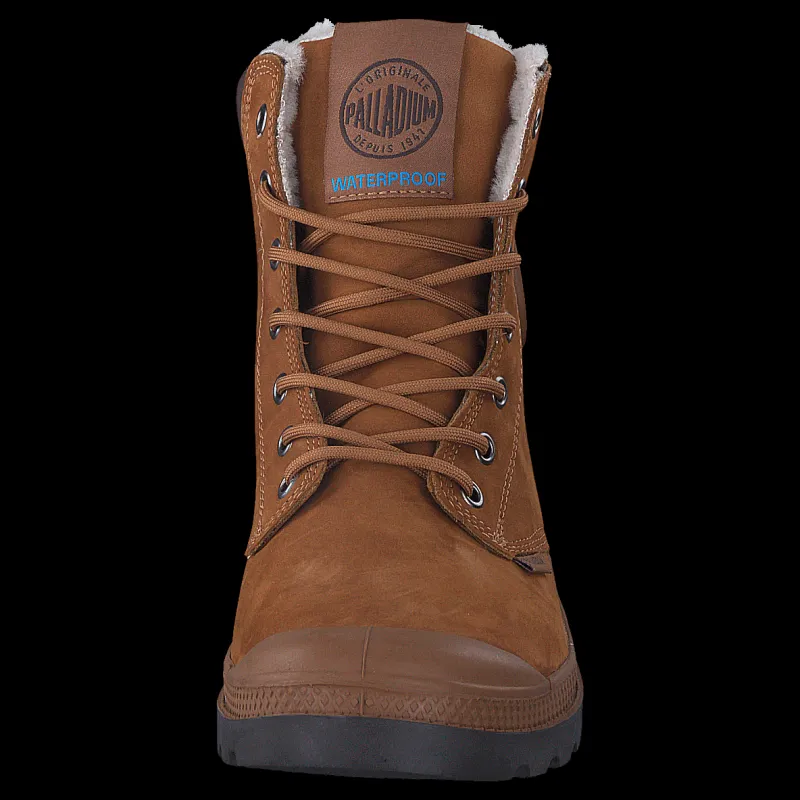 Clearance Palladium Pampa Sport Cuff WPS Mahogany Brun