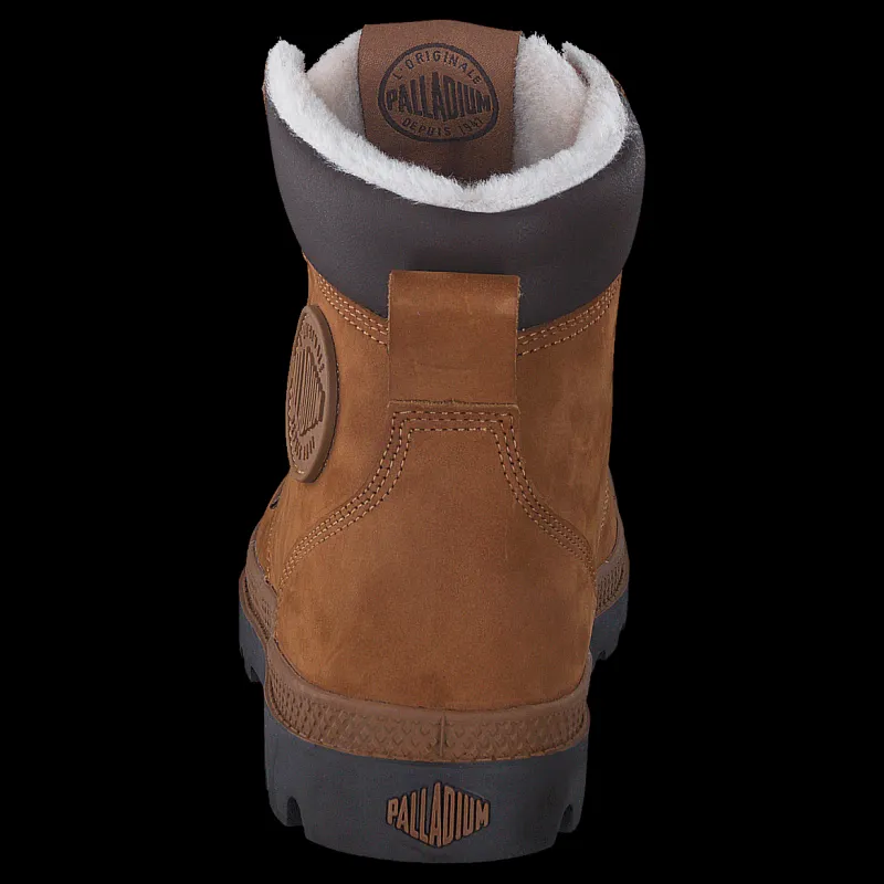 Clearance Palladium Pampa Sport Cuff WPS Mahogany Brun