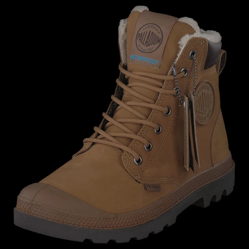 Palladium Pampa Sport Cuff Wps Mahogany Brun Clearance