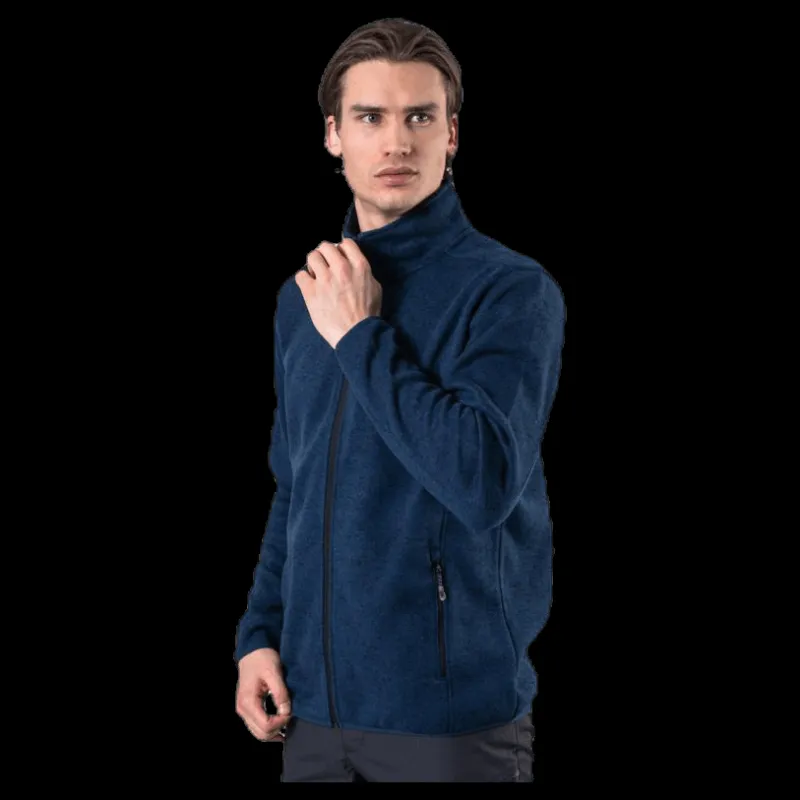 Discount Whistler Pareman Melange Fleece Jacket Blue Blå