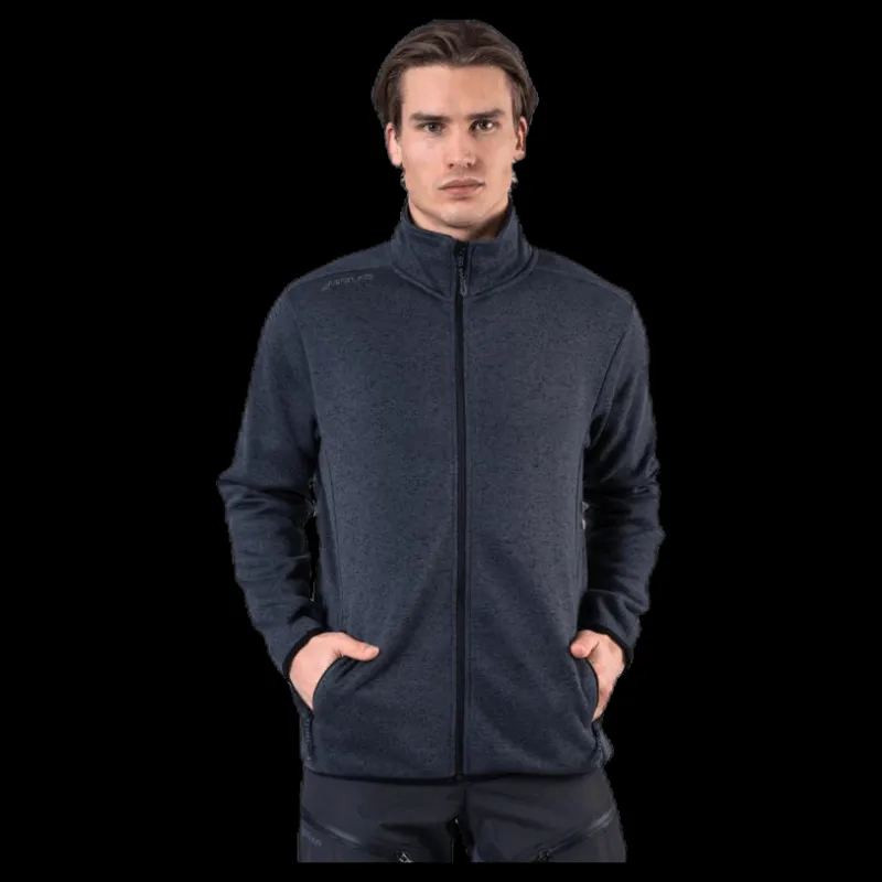 Discount Whistler Pareman Melange Fleece Jacket Grey Grå