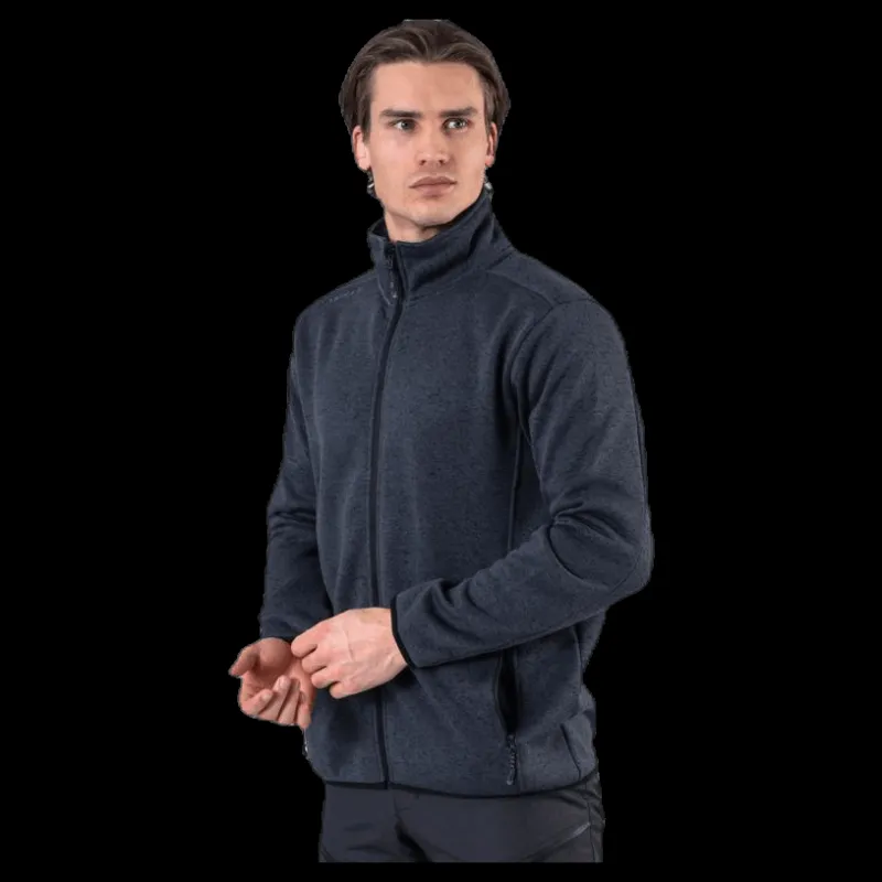 Discount Whistler Pareman Melange Fleece Jacket Grey Grå