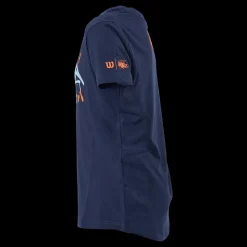 Wilson Paris 2022 Tech Tee Peacoat Blå Sale