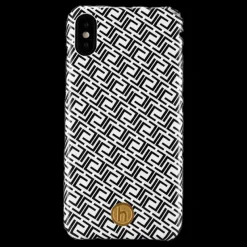 Hot Holdit Paris Phone Case iPhone X/Xs White/Black Vit och Svart