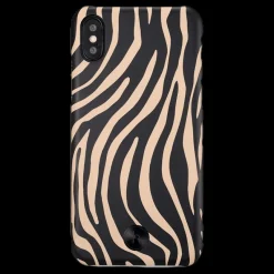 Holdit Paris Zebra iPhone X/XS Black/Beige Svart och Beige Discount