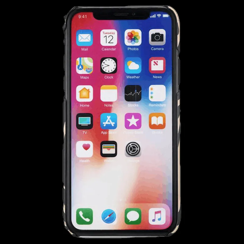 Holdit Paris Zebra iPhone X/XS Black/Beige Svart och Beige Discount