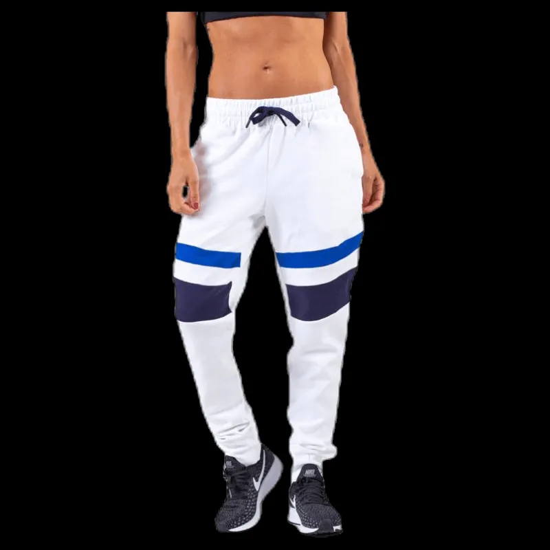 Outlet BLACC Pass Sweatpants Blue/White Blå och Vit