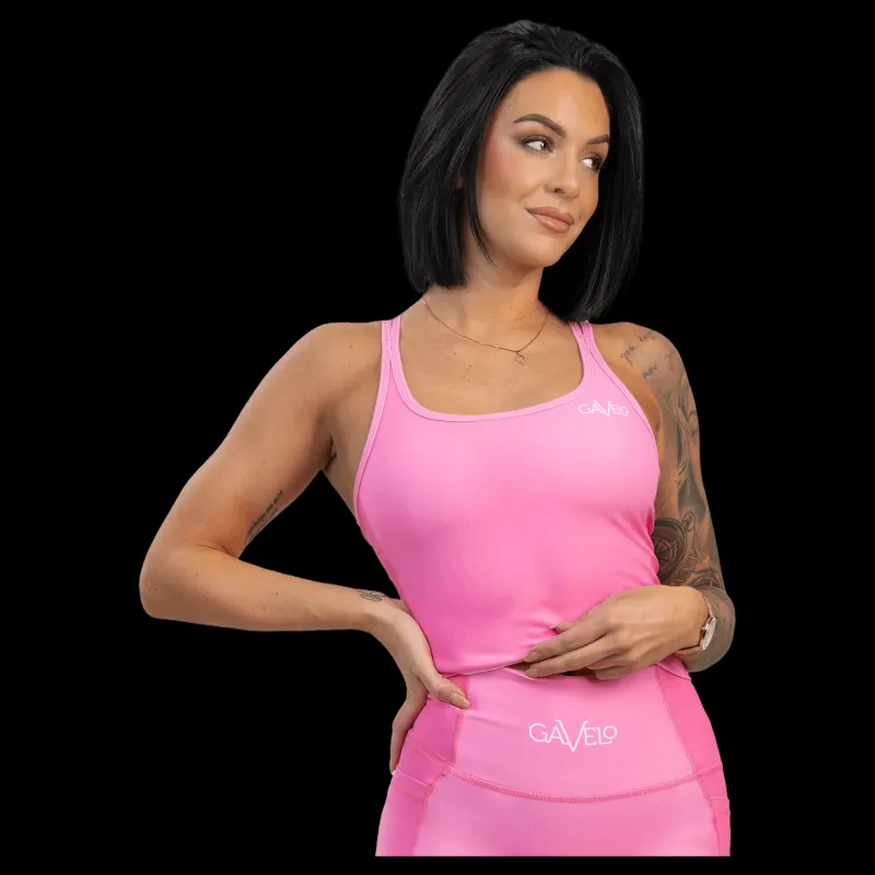 Gavelo Pastel Paradise Tank Top Pink Rosa Discount