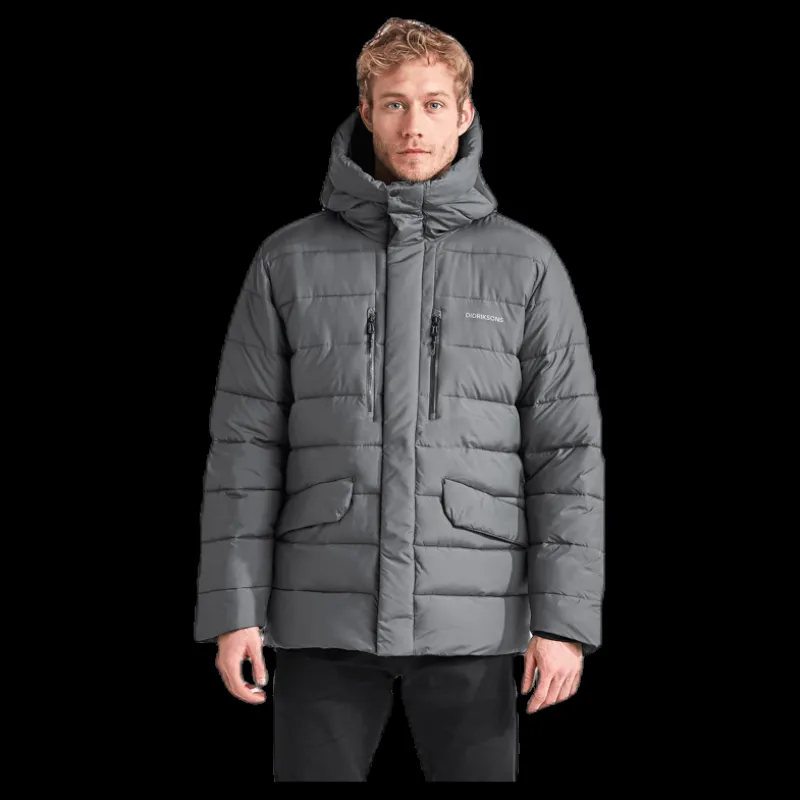 Didriksons Paul Jacket Grey Grå Outlet