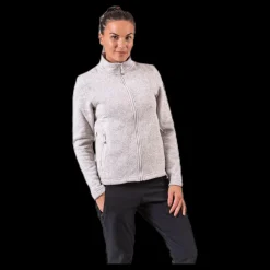 Clearance Weather Report Paulina Melange Fleece Jacket Beige