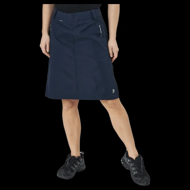Didriksons Paulina Wns Skirt Dark Night Blue Svart Online