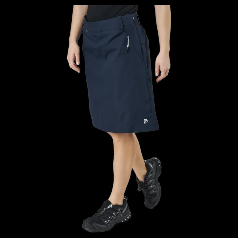 Didriksons Paulina Wns Skirt Dark Night Blue Svart Online