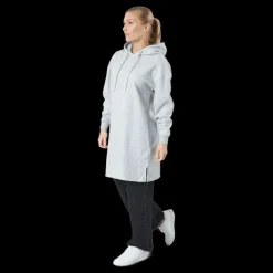 Sale Pieces Pcchilli Ls Sweat Dress Bc Light Grey Melange Grå
