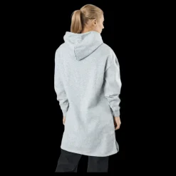 Sale Pieces Pcchilli Ls Sweat Dress Bc Light Grey Melange Grå