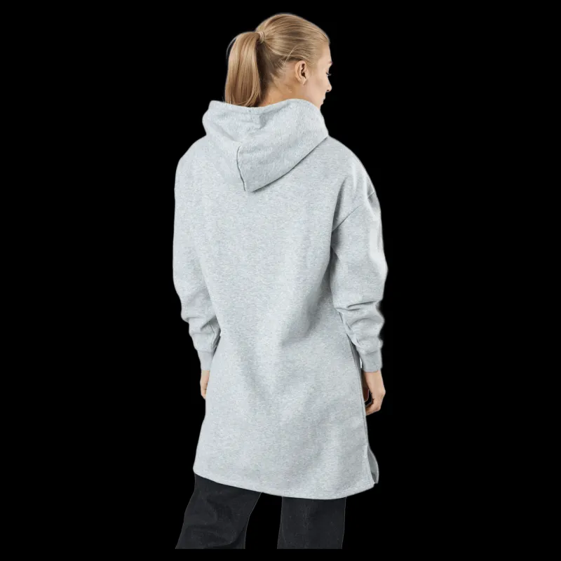 Sale Pieces Pcchilli Ls Sweat Dress Bc Light Grey Melange Grå