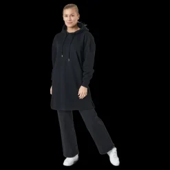 Pieces Pcchilli Ls Sweat Dress Bc Black Svart Clearance