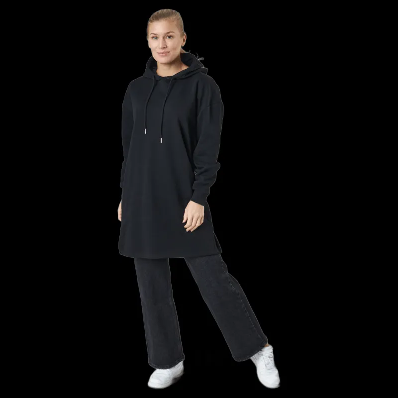 Pieces Pcchilli Ls Sweat Dress Bc Black Svart Clearance