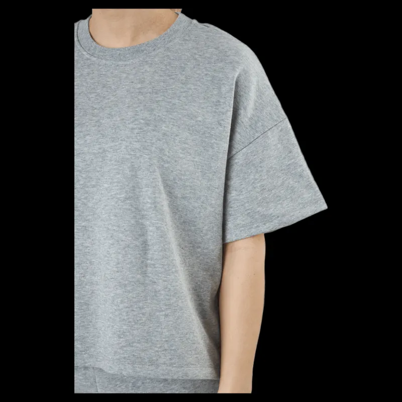 Pieces Pcchilli Summer 2/4 Loose Swea Light Grey Melange Grå Online