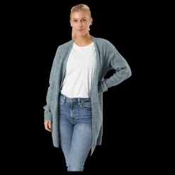 Pieces Pcellen Ls Long Knit Cardigan Trooper