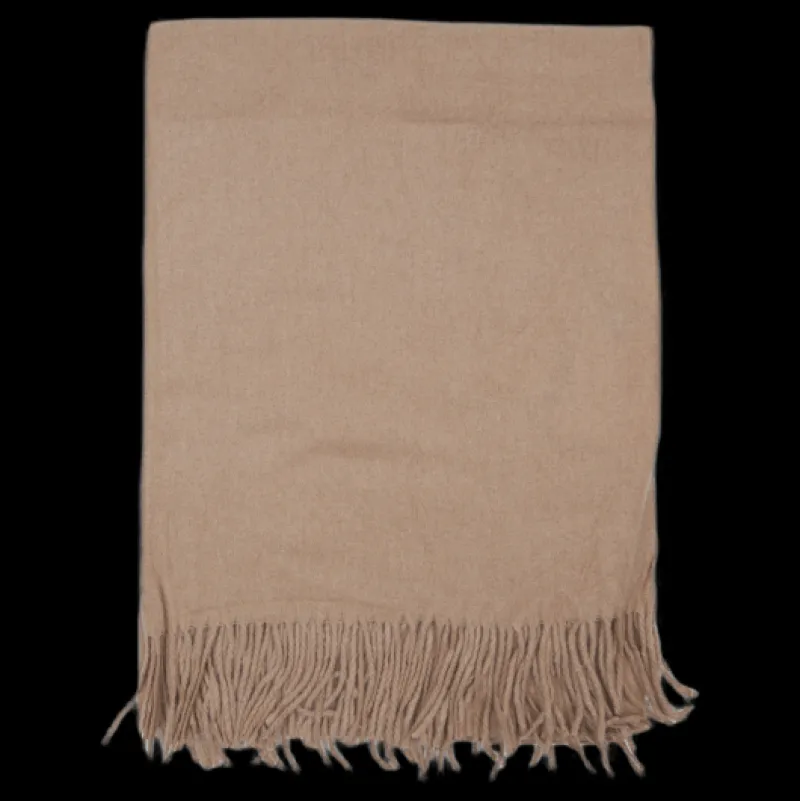 Pieces Pcjira Wool Scarf Silver Mink Brun