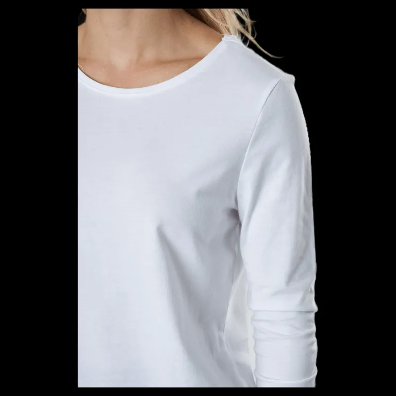 Pieces Pcria Ls New Tee Noos Bc Bright White Vit