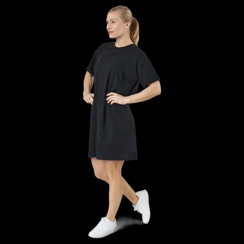 Online Pieces Pcria Ss Dress Bc Black Svart