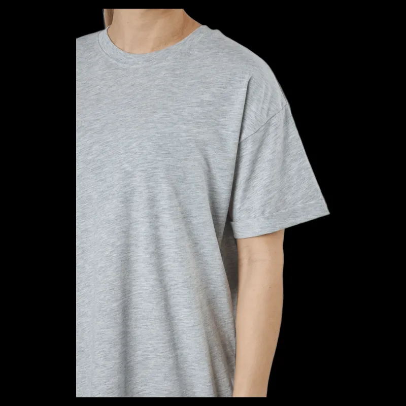 Pieces Pcria Ss Dress Bc Light Grey Melange Grå Sale