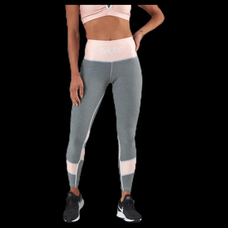 Gavelo Peach Swirl Leggings Grey Grå Best