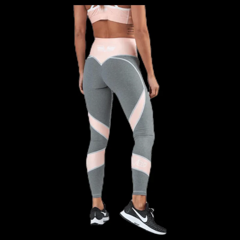 Gavelo Peach Swirl Leggings Grey Grå Best