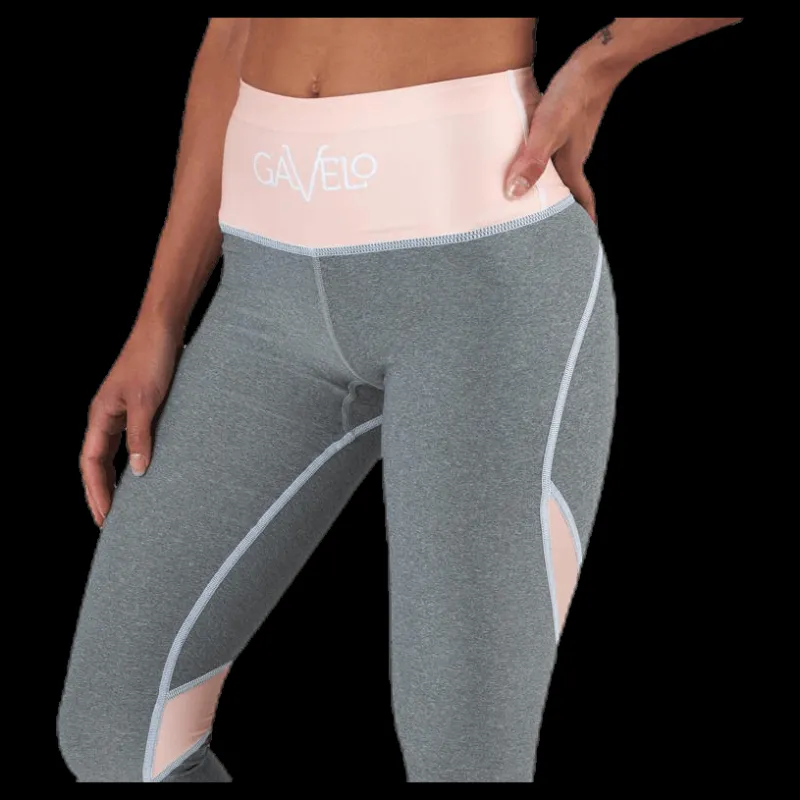 Gavelo Peach Swirl Leggings Grey Grå Best