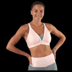 Gavelo Peach Swirl Sports Bra Orange Outlet