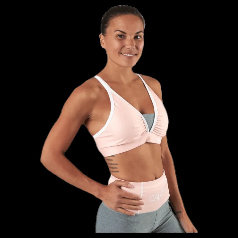 Gavelo Peach Swirl Sports Bra Orange Outlet