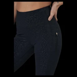 Endurance Peira W Embossed Tights W-pock Flerfärgad Svart New
