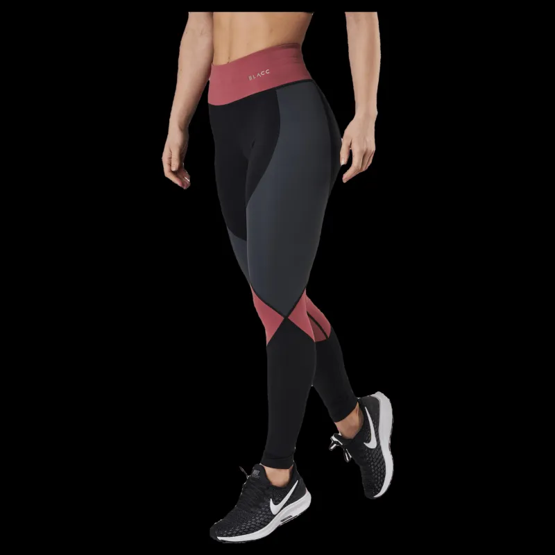 BLACC Peppy Blocking tights Pink/Black Rosa och Svart Hot