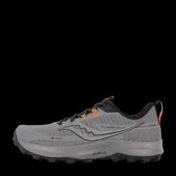 Hot Saucony Peregrine 13 Gtx Gravel/black Grå