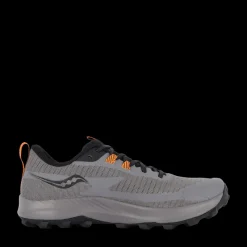 Hot Saucony Peregrine 13 Gtx Gravel/black Grå