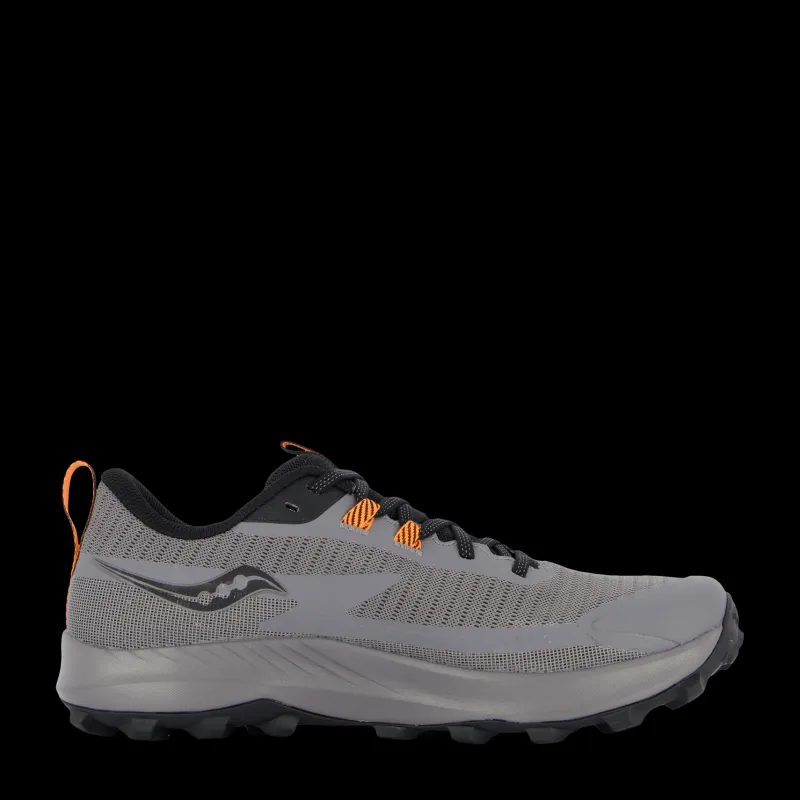 Hot Saucony Peregrine 13 Gtx Gravel/black Grå