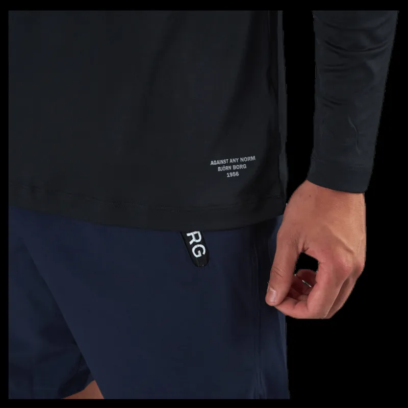 Björn Borg Perf Night LS Tee Black Svart Online
