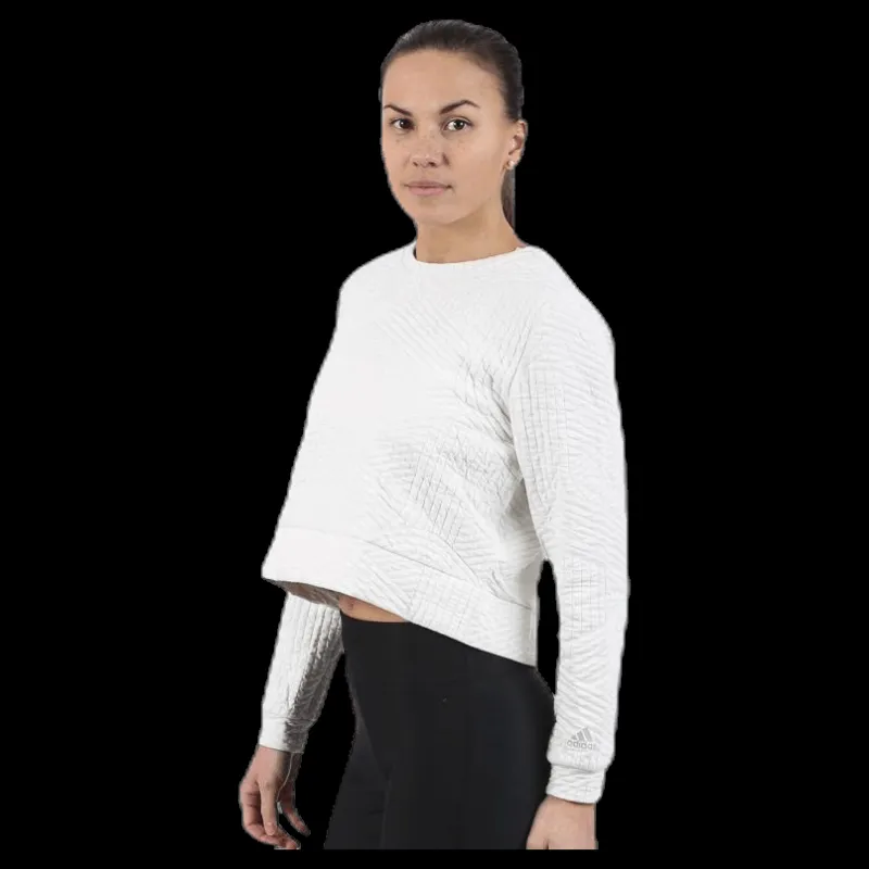 adidas Perf Sweatshirt White Vit New