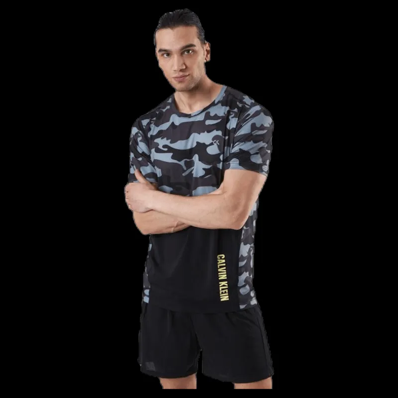 Calvin Klein Perfect Workout SS Tee Patterned/Black Mönstrad och Svart Hot