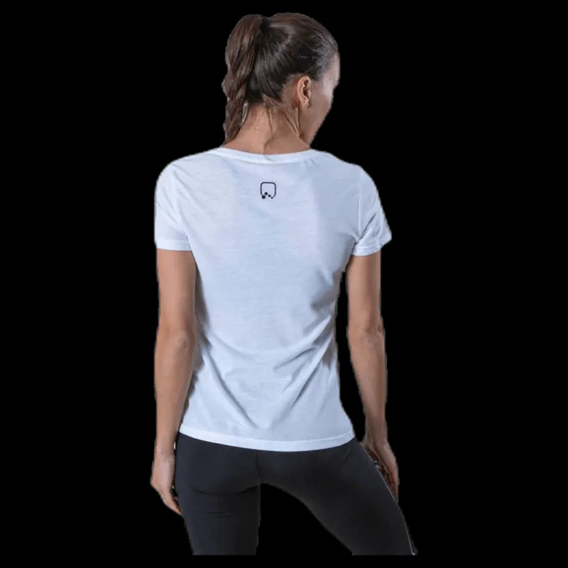 Only Play Performance Athl V-Neck Ss Tee White Vit Online