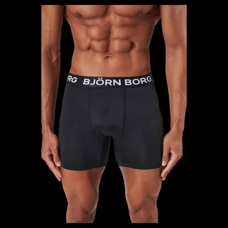 Björn Borg Performance Boxer 2p Multipack 1 Svart Outlet